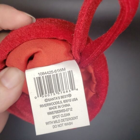 SANTA'S best letter H Monogram stocking - Picture 4 of 7